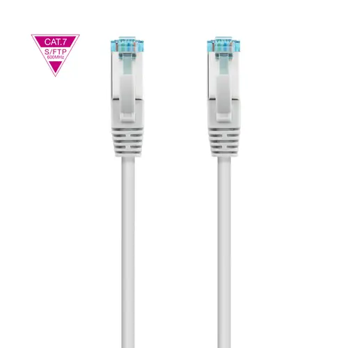 Cable de Red Cat.7 600MHZ LSZH SFTP PIMF AWG26, Blanco, 50 cm - Imagen 2