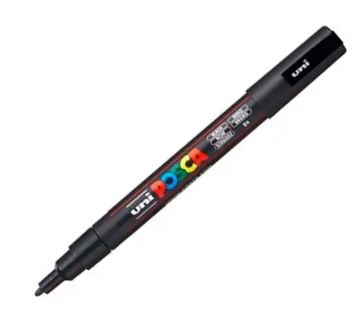 MARCADOR UNI-BALL POSCA PC3M 0.9-1.3MM NEGRO