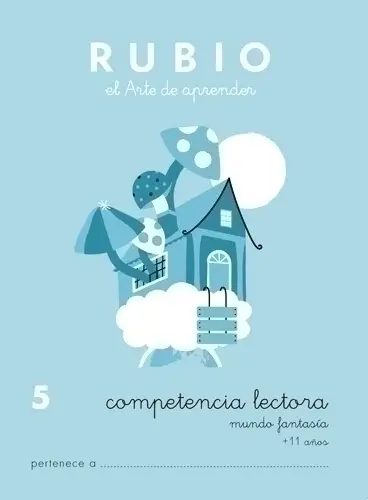 CUADERNO RUBIO A5 COMPETENCIA LECTORA 5 - Pack de 5 unidades