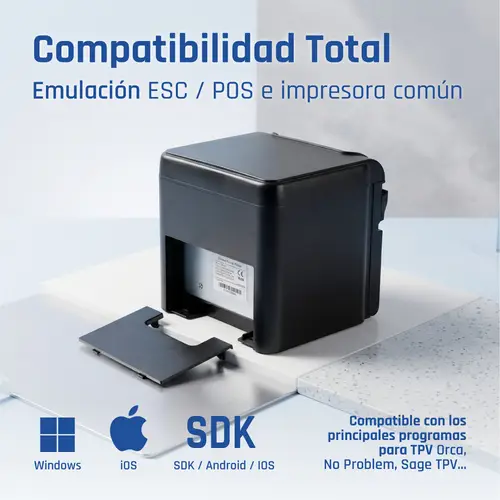 Impresora Térmica TP9000 USB+RJ45(RS232)+Ethernet - Imagen 12