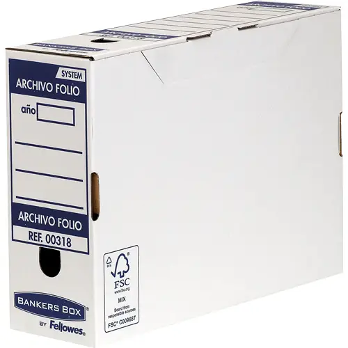 0031802 archivador organizador Azul, Blanco