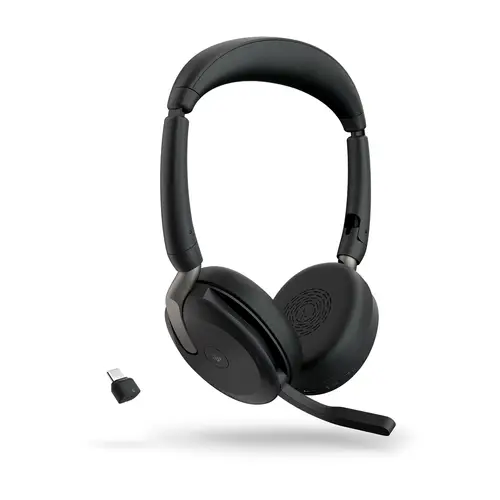 Evolve2 65 Flex Auriculares Inalámbrico y alámbrico Diadema Oficina/Centro de llamadas Bluetooth Negro - Imagen 3