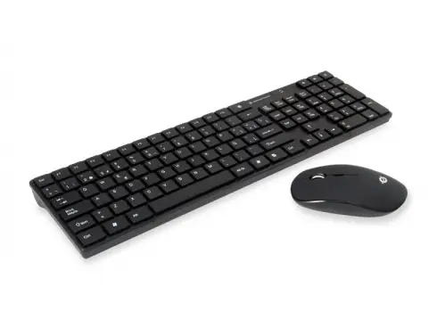 Orazio teclado Ratón incluido Hogar RF inalámbrico QWERTY Español Negro
