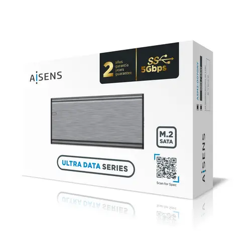 Caja Externa M.2 (NGFF) ASM2-007GRY SATA A USB3.1 Gen1, Gris - Imagen 6