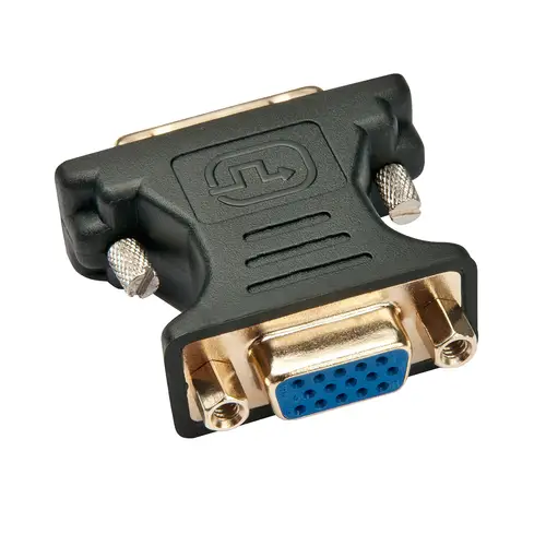 41199 cambiador de género para cable VGA DVI-I Negro, Oro - Imagen 2