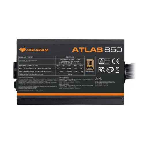 CGRVG-650 unidad de fuente de alimentación 650 W 24-pin ATX ATX Negro - Imagen 4