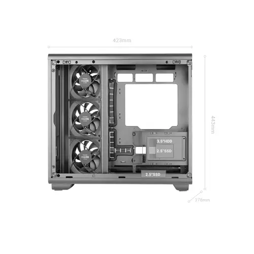 MCREVPROW carcasa de ordenador Midi Tower Blanco - Imagen 11