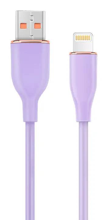 CC-USB2S-AM8PM-1.5M-P cable de conector Lightning 1,5 m Violeta