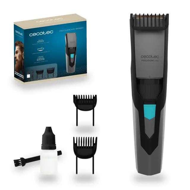 PrecisionCare Barber Negro, Plata