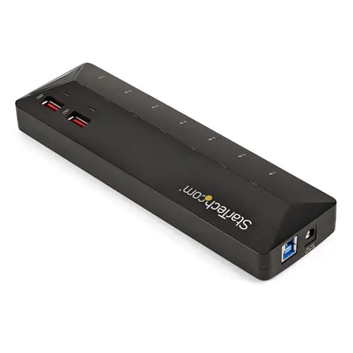 Concentrador USB 3.0 de 7 Puertos - 5Gbps - Ladrón con Puertos de Carga y Sincronización - Hub con 2 Puertos de 2,4A - Imagen 2
