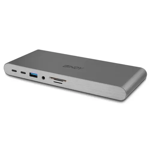 43349 base para portátil y replicador de puertos Alámbrico USB 3.2 Gen 1 (3.1 Gen 1) Type-C Plata - Imagen 4