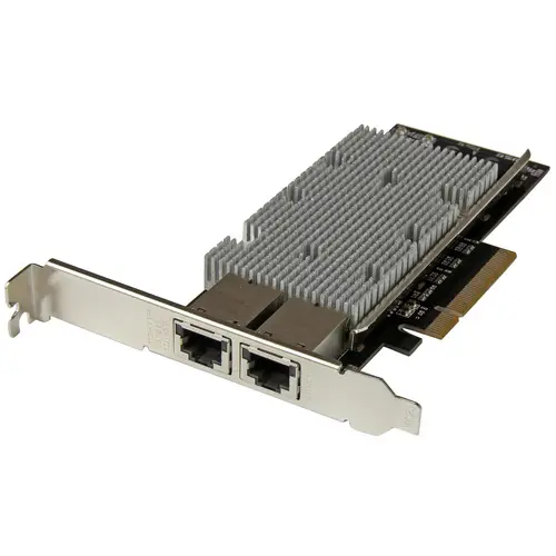 Tarjeta Adaptador de Red PCI Express Ethernet 10GBase-T con 2 Puertos RJ45 Chipset Intel x540 - Imagen 1