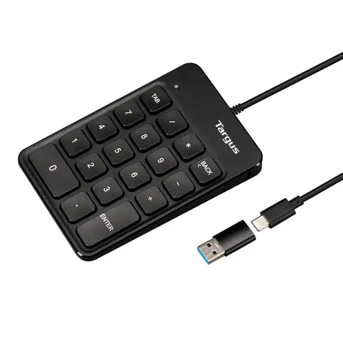 AKP13GL teclado numérico Universal USB Negro - Imagen 1