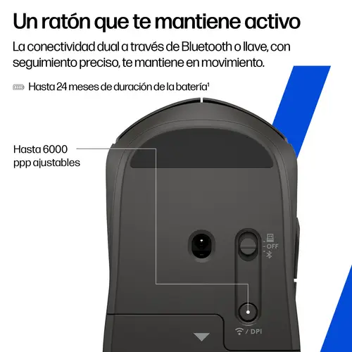 Ratón inalámbrico negro 405 silencioso - Imagen 4