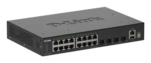 DGS-1530-20/E switch Gestionado L2 Gigabit Ethernet (10/100/1000) Negro - Imagen 1