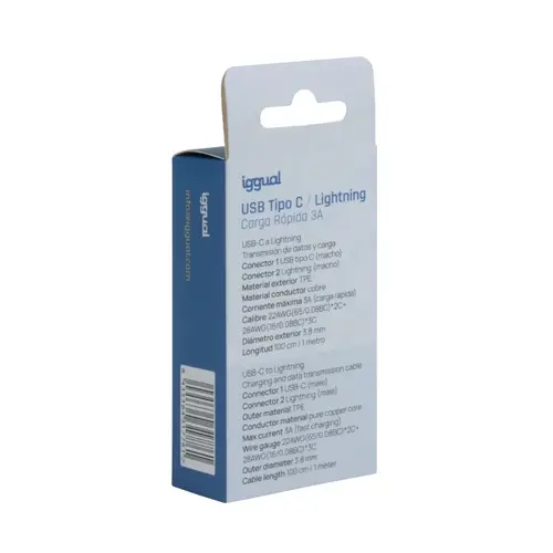 IGG317761 cable de conector Lightning 1 m Blanco - Imagen 3