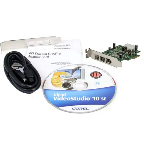 Adaptador Tarjeta FireWire PCI-Express Bajo Perfil de 2 Puertos F/W 800 y 1 Puerto F/W 400 - Imagen 4