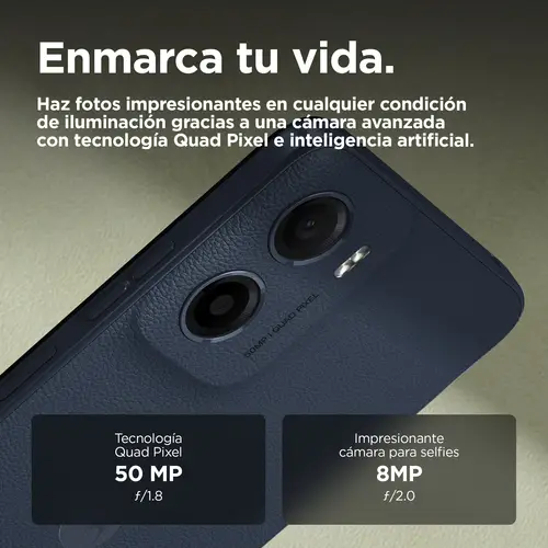 moto g05 16,9 cm (6.67") SIM doble Android 15 4G USB Tipo C 4 GB 256 GB 5200 mAh Azul - Imagen 14