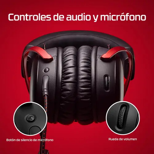 Cloud III - Auriculares gaming (negro-rojo) - Imagen 3