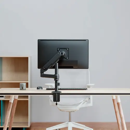 AISENS Soporte de Mesa Eco Contrapeso Giratorio e Inclinable para Monitor TV 9kg  3 Pivotes  1 Brazo  de 17 32  Negro - Imagen 4