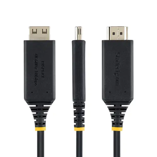 Cable Adaptador USB-C a HDMI de 2m con Conector HDMI de Agarre - 4K 60Hz - HDR - Conversor de Vídeo Unidireccional Tipo C a HDMI - Compatible con Thunderbolt - Para MacBook, Dell, Lenovo - Imagen 6