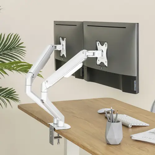 DB4132TNR-W soporte para monitor 81,3 cm (32") Abrazadera/Atornillado Blanco - Imagen 6