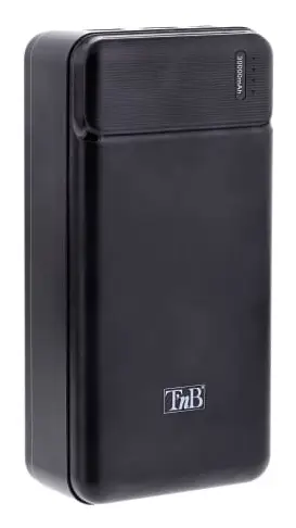 PBU30000 batería externa Polímero de litio 30000 mAh Negro