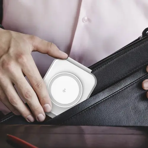 JUPW3415 Auriculares, Smartphone, Reloj inteligente Blanco USB Cargador inalámbrico Carga rápida Interior - Imagen 10
