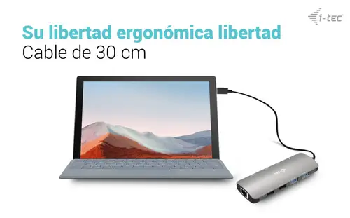 Metal USB-C Nano 2x Display Docking Station with PD 100 W + Charger 100W - Imagen 12