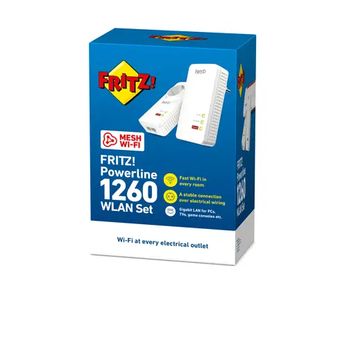 FRITZ!Powerline 1260 WLAN Set - Imagen 3