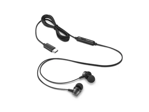 4XD1J77351 auricular y casco Auriculares Alámbrico Dentro de oído Oficina/Centro de llamadas USB Tipo C Negro - Imagen 2