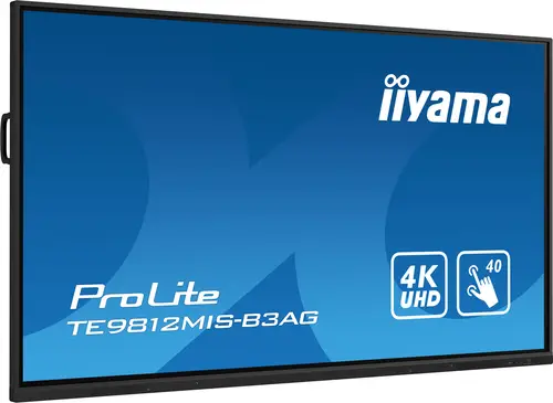 TE9812MIS-B3AG pantalla de señalización Diseño de quiosco 2,49 m (98") LCD Wifi 400 cd / m² 4K Ultra HD Negro Pantalla táctil Procesador incorporado Android 11 24/7 - Imagen 4