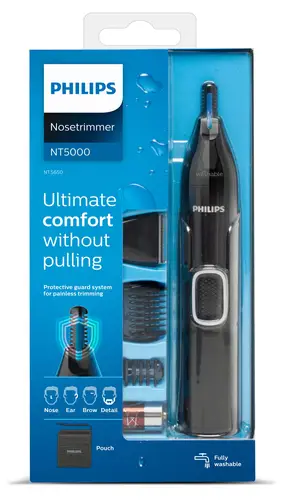 5000 series Nose trimmer series 5000 NT5650/16 Recortador de precisión para nariz, orejas y cejas - Imagen 23