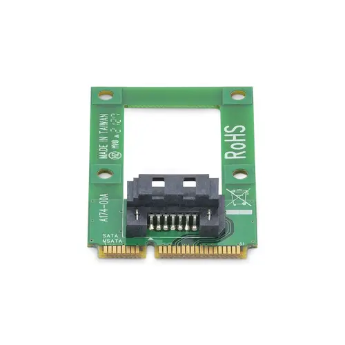 Adaptador mSATA a SATA para Disco Duro o SSD - Tarjeta Conversora Mini SATA a SATA - Imagen 3