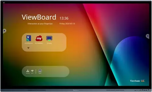 IFP7562 pantalla de señalización Panel plano interactivo 190,5 cm (75") LED Wifi 350 cd / m² 4K Ultra HD Negro Pantalla táctil Procesador incorporado Android - Imagen 1
