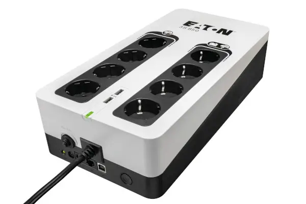 3S850D sistema de alimentación ininterrumpida (UPS) En espera (Fuera de línea) o Standby (Offline) 0,85 kVA 510 W 8 salidas AC
