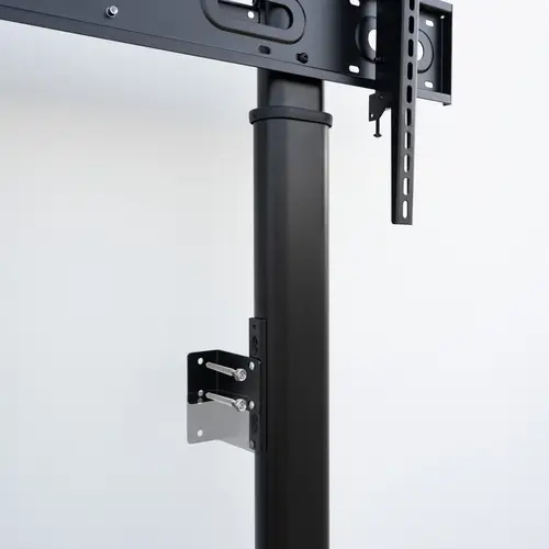 Lottus Soporte de Suelo/Pared Fijo con Regulación de Altura para Pantallas 55"-100", Negro - Imagen 7