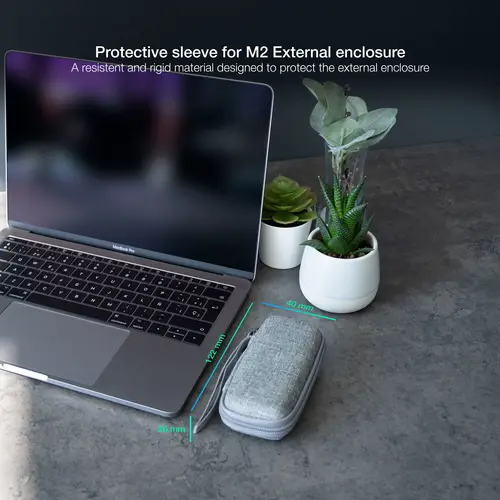 Estuche Protector para Caja Externa M2, Gris - Imagen 2