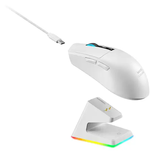 MMWELITEW ratón Juego Mano derecha Bluetooth Óptico 20000 DPI - Imagen 7