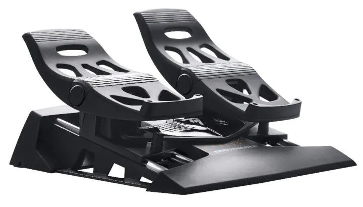 T.Flight Rudder Pedals Negro USB Pedales PC, PlayStation 4