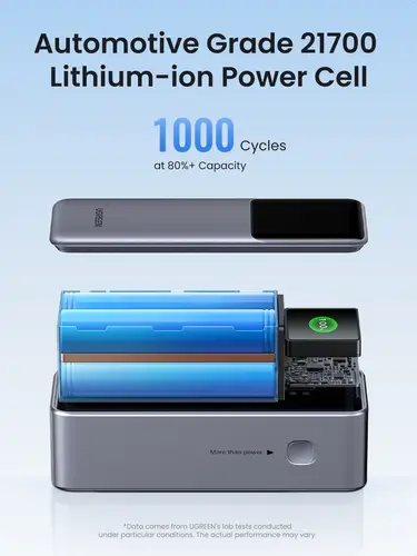 25000mAh 200W Fast Charging Powerbank Gris - Imagen 10