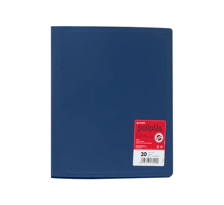 CARP. POLIPLAS GRAFOPLAS A4 PP 20FUND. AZ 01320030