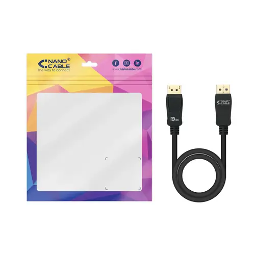 10.15.2501 cable DisplayPort 1 m Negro - Imagen 8