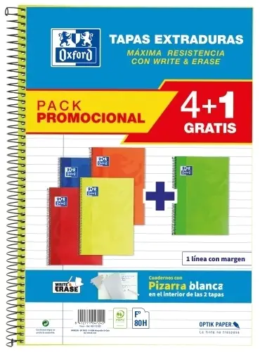BLOCK OXF.SCH.EXTRA Fº 80h HZ. PK.4+1