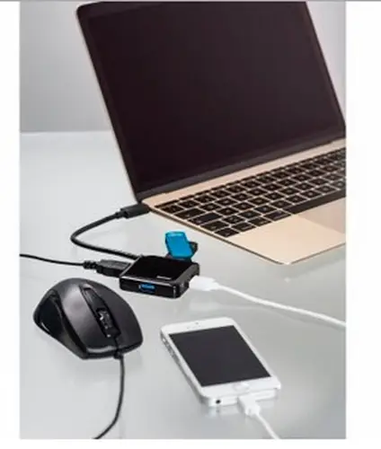 00135750 hub de interfaz USB 3.2 Gen 1 (3.1 Gen 1) Type-C 5000 Mbit/s Negro - Imagen 2