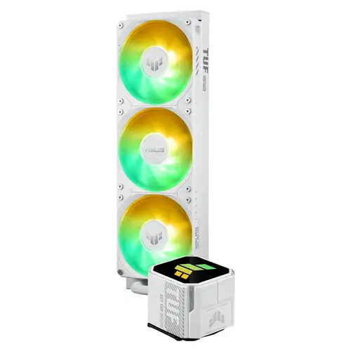 TUF Gaming LC III 360 ARGB White Edition Carcasa del ordenador Sistema de refrigeración líquida todo en uno 12 cm Blanco - Imagen 6