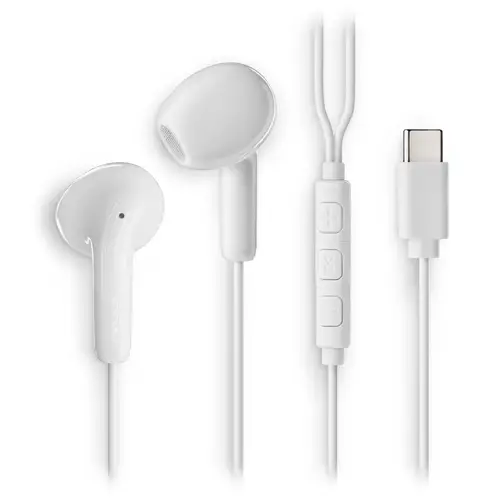 CROSS GLIDE Auriculares Alámbrico Dentro de oído Llamadas/Música USB Tipo C Blanco - Imagen 3