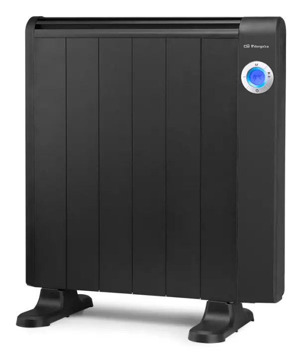 RRW 1005 calefactor eléctrico Interior Negro 1000 W Radiador sin..