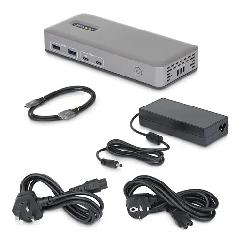Docking Station USB-C de 2 Monitores HDMI - 4K 60Hz - Red Ethernet de 1Gbps - Dock Multipantalla - PD de 100W para Carga de Portátiles - Sin Controladores - Replicador de Puertos Windows - Imagen 2