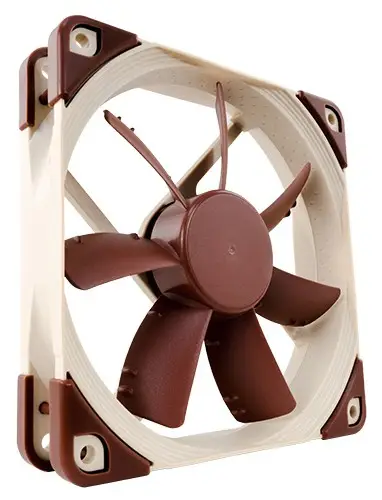 NF-S12A PWM sistema de refrigeración para ordenador Carcasa del ordenador Ventilador 12 cm Beige, Marrón